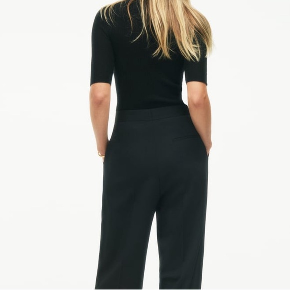 NWT/ZARA INTO THE CLASSICS COLLECTION BLACK HIGH WAISTED PLEATED PANTS SZ: S - Picture 4 of 16